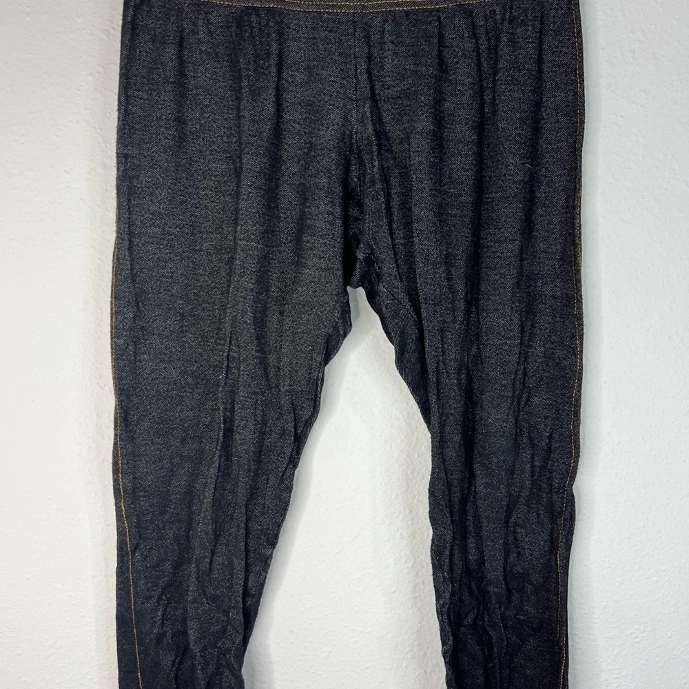 Women’s Small Dark Wash Jeggings Stretch Denim Leggings Capri Pants